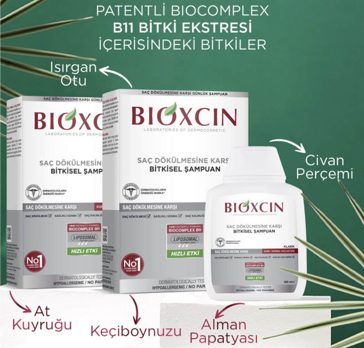 شامپو ضد ریزش بیوکسین کلاسیک300 میل  (Bioxsine Classic)