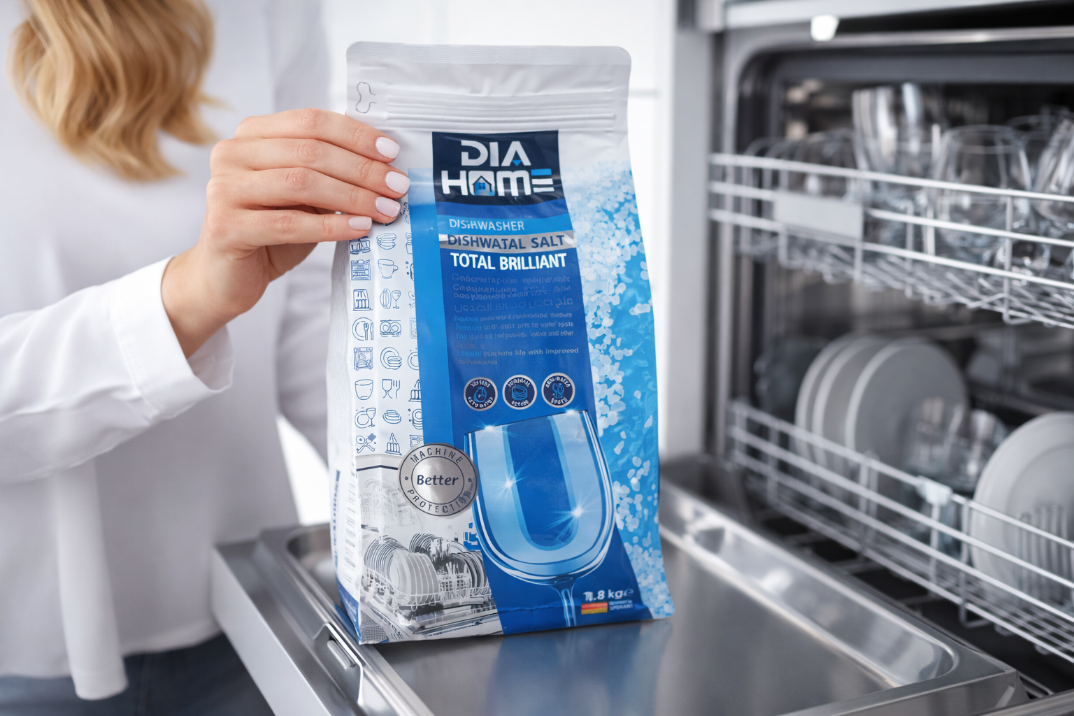 نمک ظرفشویی DiaHome ضد آهک آلمانی