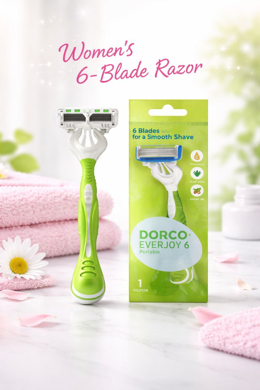 ژیلت زنانه 6 تیغ دورکو Dorco EverJoy