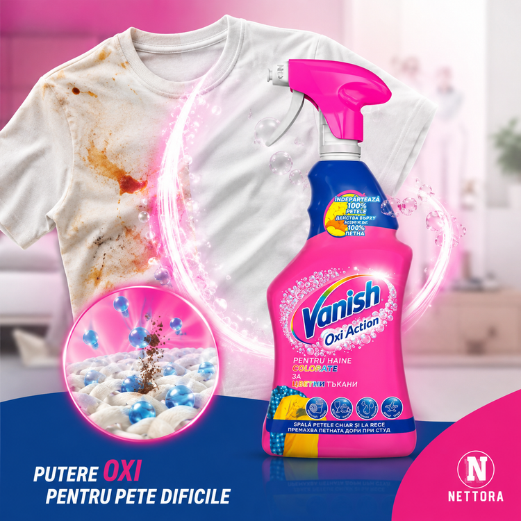 اسپری لکهبر لباس ونیش 3 در 1 (Vanish Oxi Action 3 in 1)