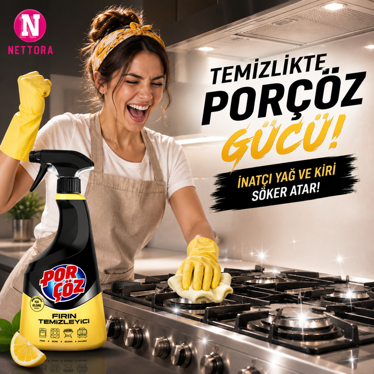 پورچوز چربیبر مشکی (Porçöz Ultra Güçlü Yağ Çözücü)