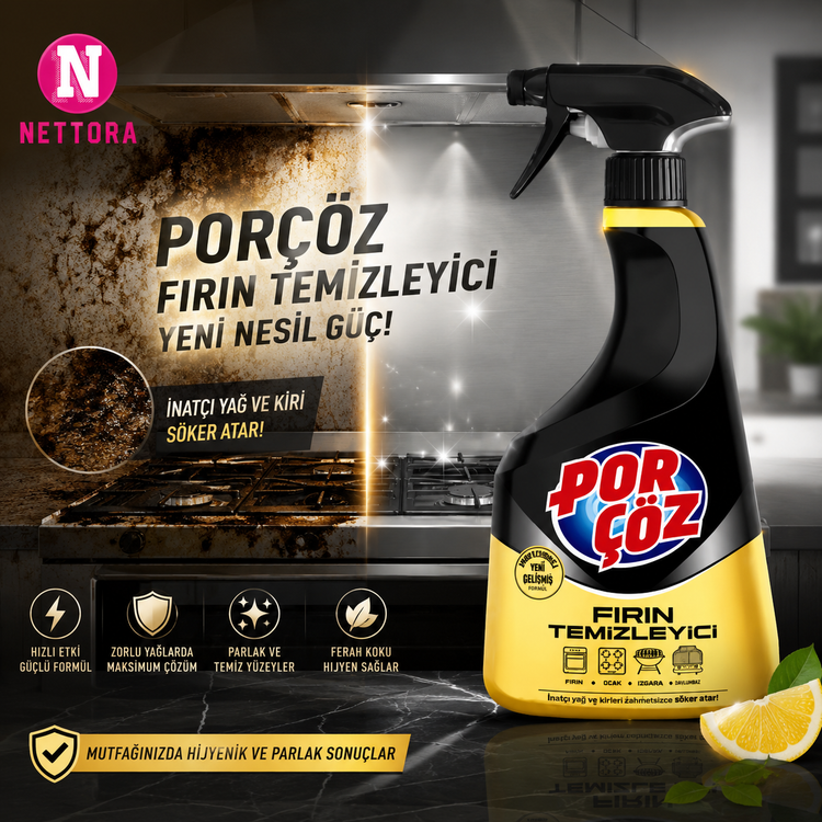 پورچوز چربیبر مشکی (Porçöz Ultra Güçlü Yağ Çözücü)