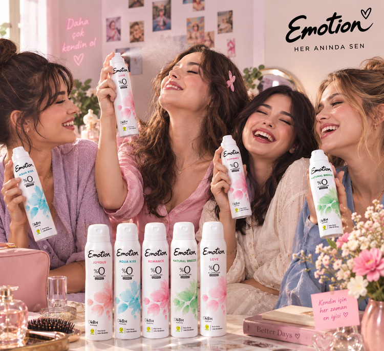 اسپری دئودورانت زنانه Emotion