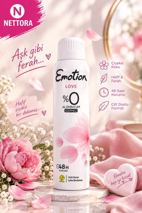 اسپری دئودورانت زنانه Emotion