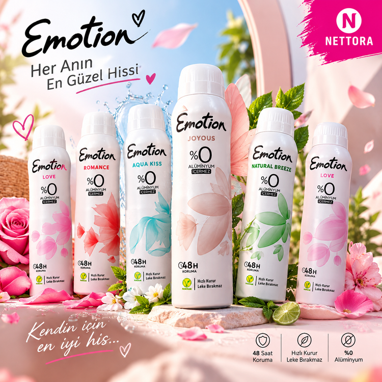 اسپری دئودورانت زنانه Emotion