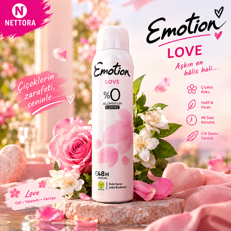 اسپری دئودورانت زنانه Emotion