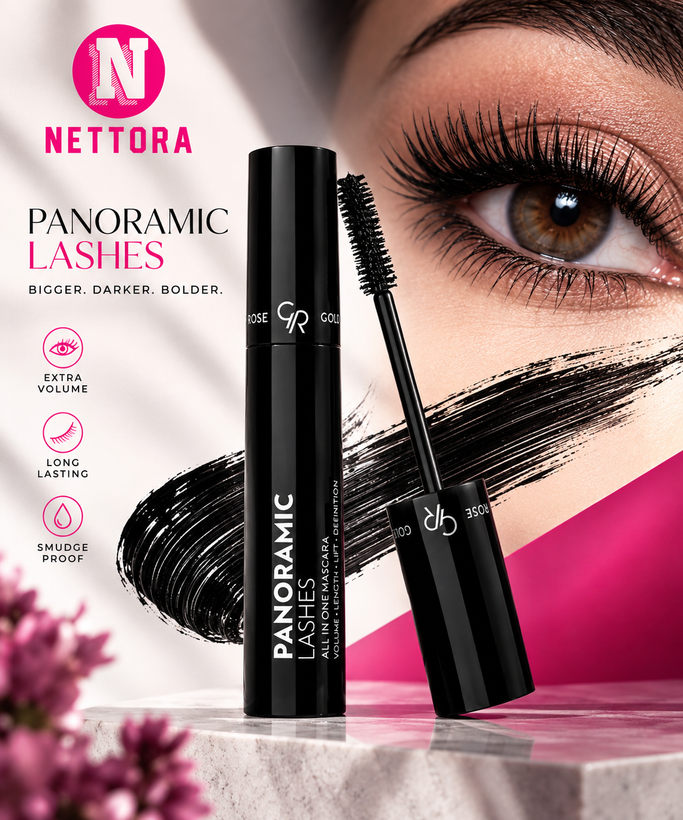 ریمل پانورامیک گلدن رز – Golden Rose Panoramic Lashes All In One Mascara