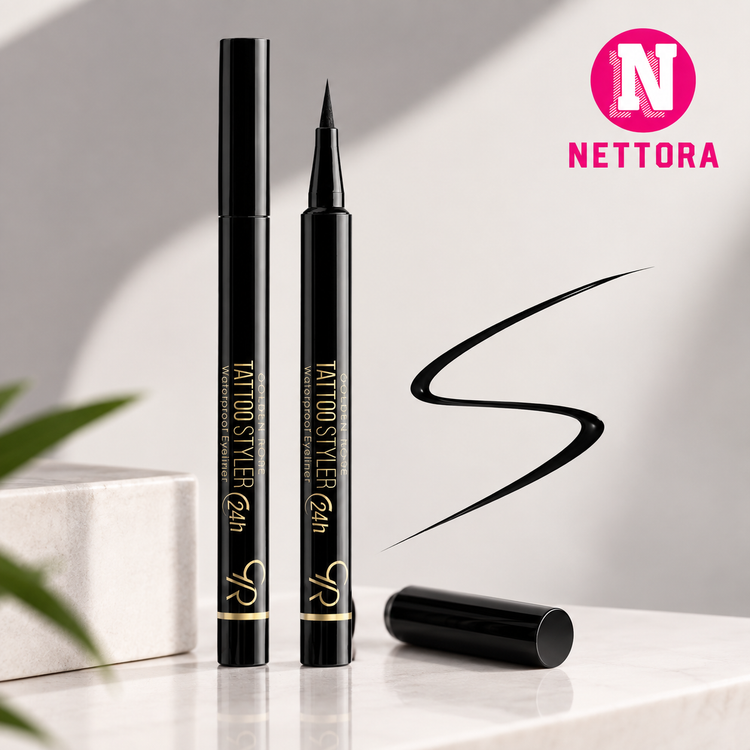 خط چشم مایع تاتو استایلر گلدن رز مدل Tattoo Styler Waterproof Eyeliner