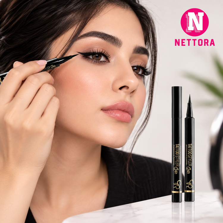 خط چشم مایع تاتو استایلر گلدن رز مدل Tattoo Styler Waterproof Eyeliner