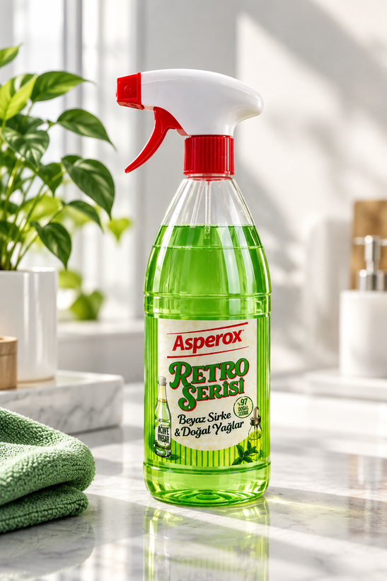 آسپروکس رترو سری Asperox Retro Serisi سرکه سفید و روغنهای طبیعی