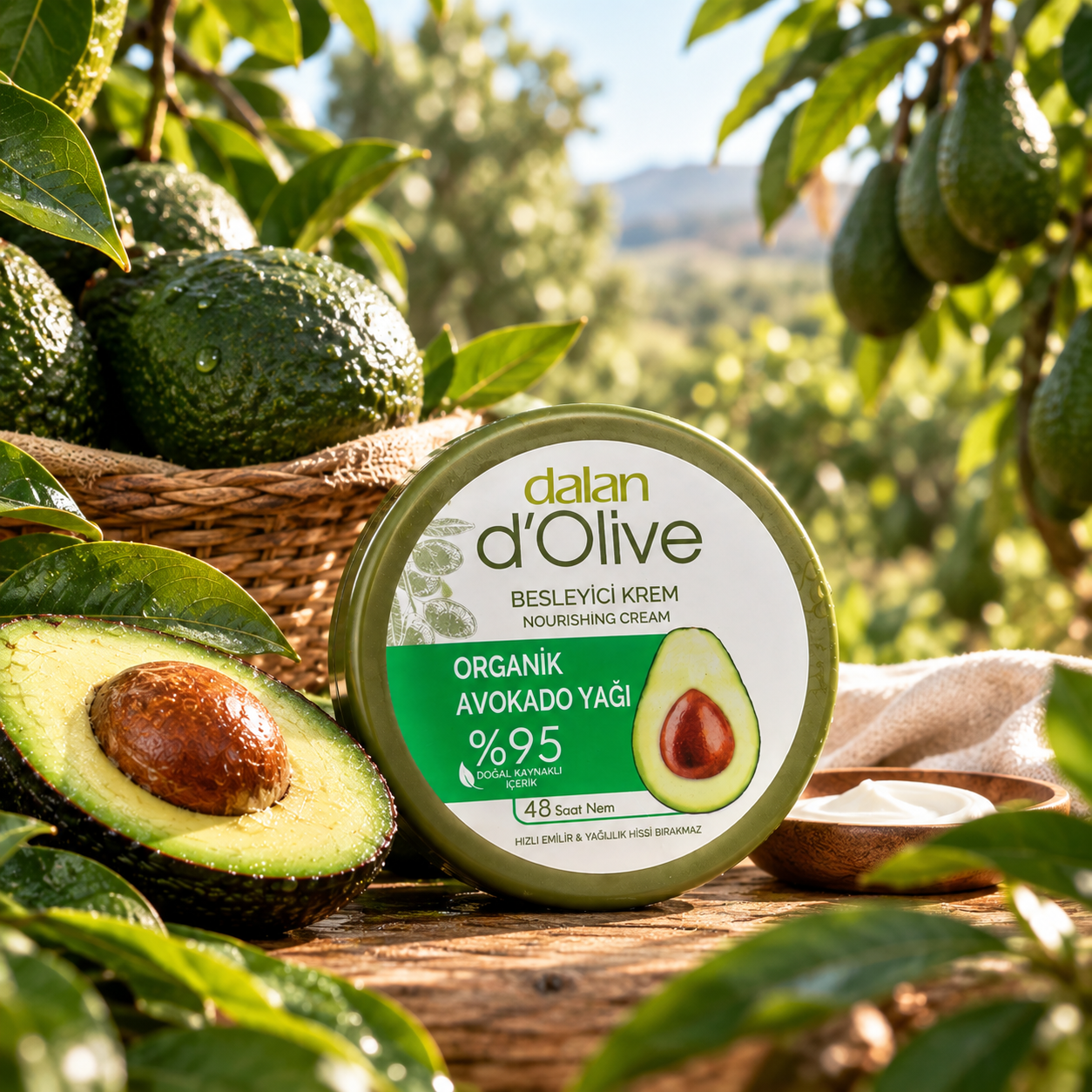 کرم مرطوب‌کننده و مغذی دالان Dalan d’Olive با روغن آووکادو