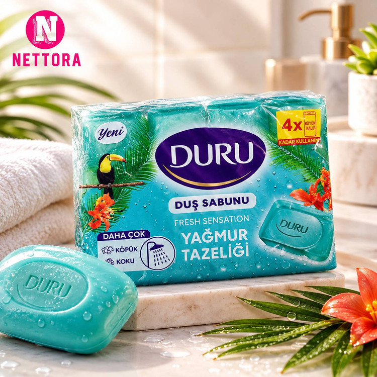 صابون حمام دورو مدل Fresh Sensations رایحه طراوت باران
