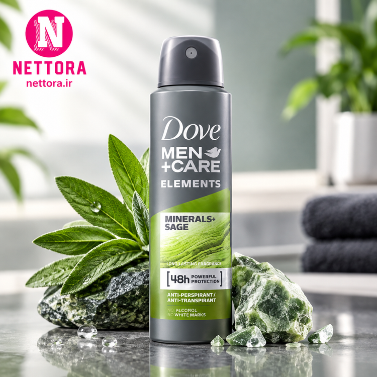اسپری ضدتعریق مردانه داو Dove Men+Care Minerals + Sage