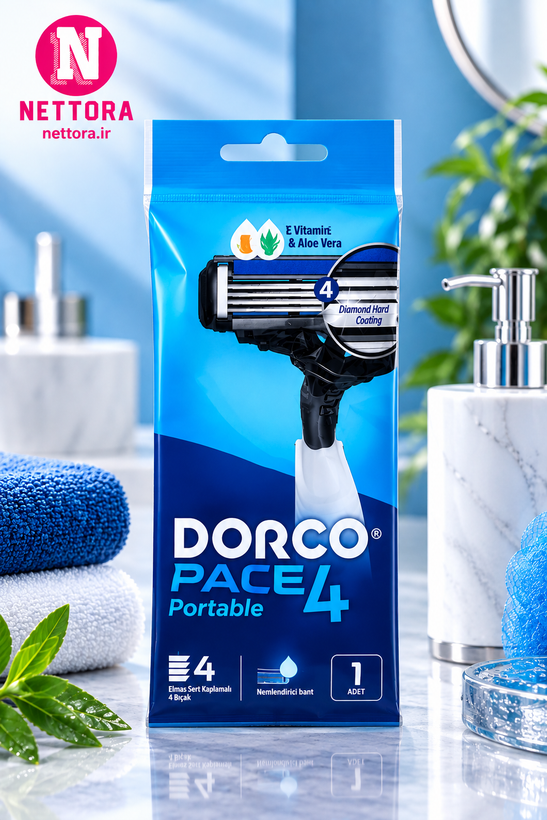 ژیلت دورکو DORCO Pace 4 Portable | چهار تیغه
