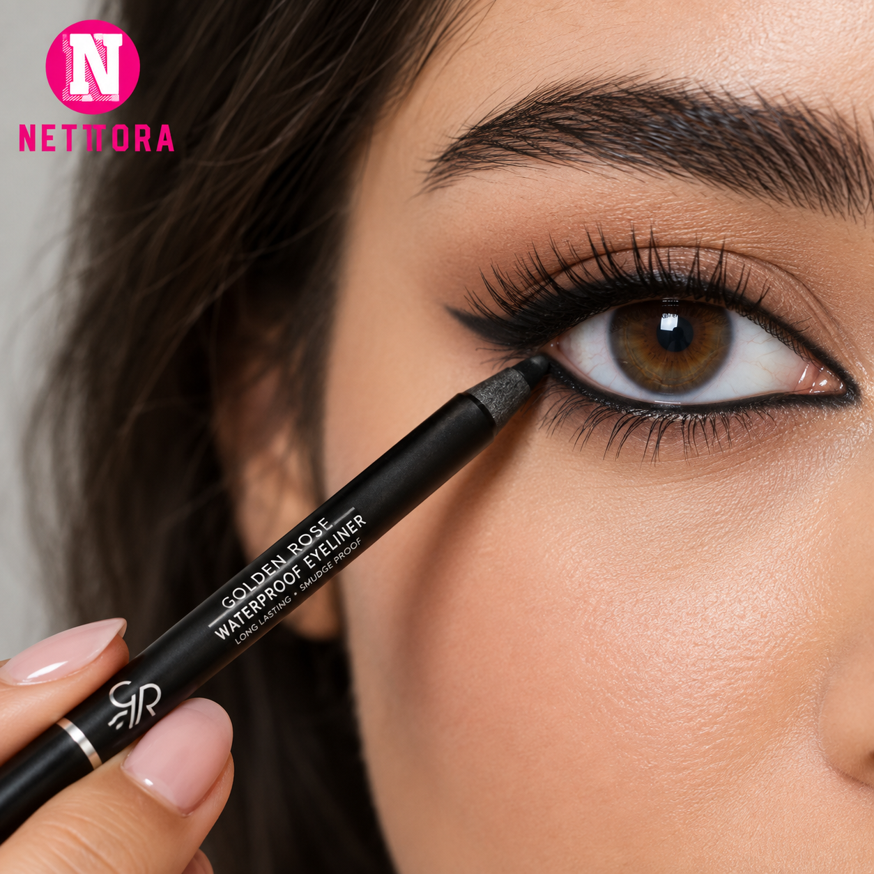 مداد چشم ضد آب گلدن رز مدل Waterproof Eyeliner Ultra Black
